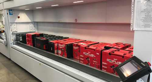 How to store electronic material with Modula automatic storage systems?