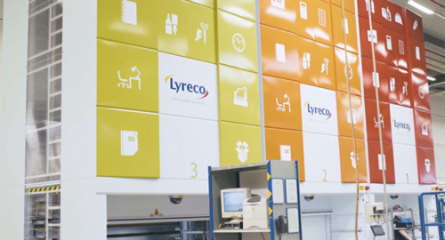 Lyreco choisit magasins automatiques verticales Modula