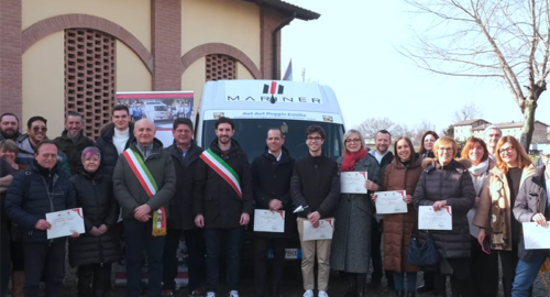 Modula, das unterstützende Unternehmen: ein Fahrzeug für Aut Aut Reggio Emilia