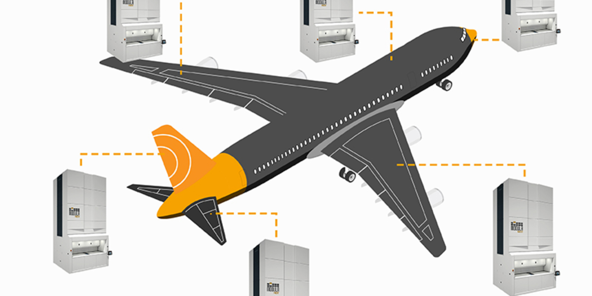 Airbus : un entrepôt pour la construction d'avions 