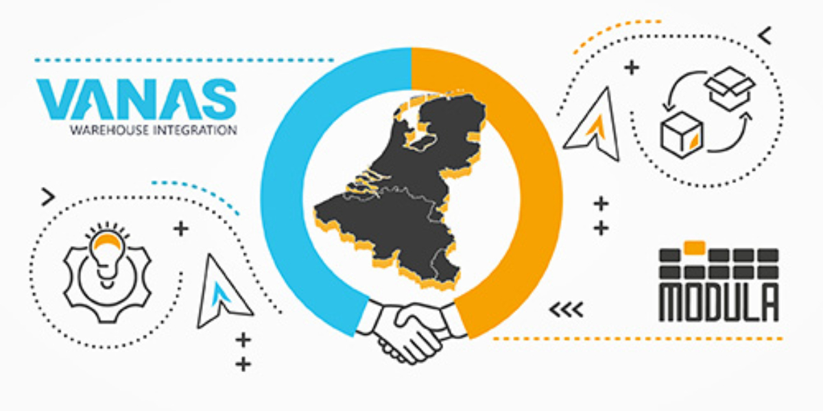 Strategic partnership between Vanas and Modula: optimisation of vertical logistics