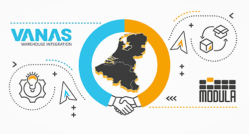 Strategic partnership between Vanas and Modula: optimisation of vertical logistics