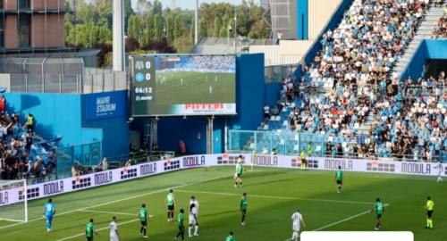 Modula spielt mit Sassuolo Calcio in der Serie A