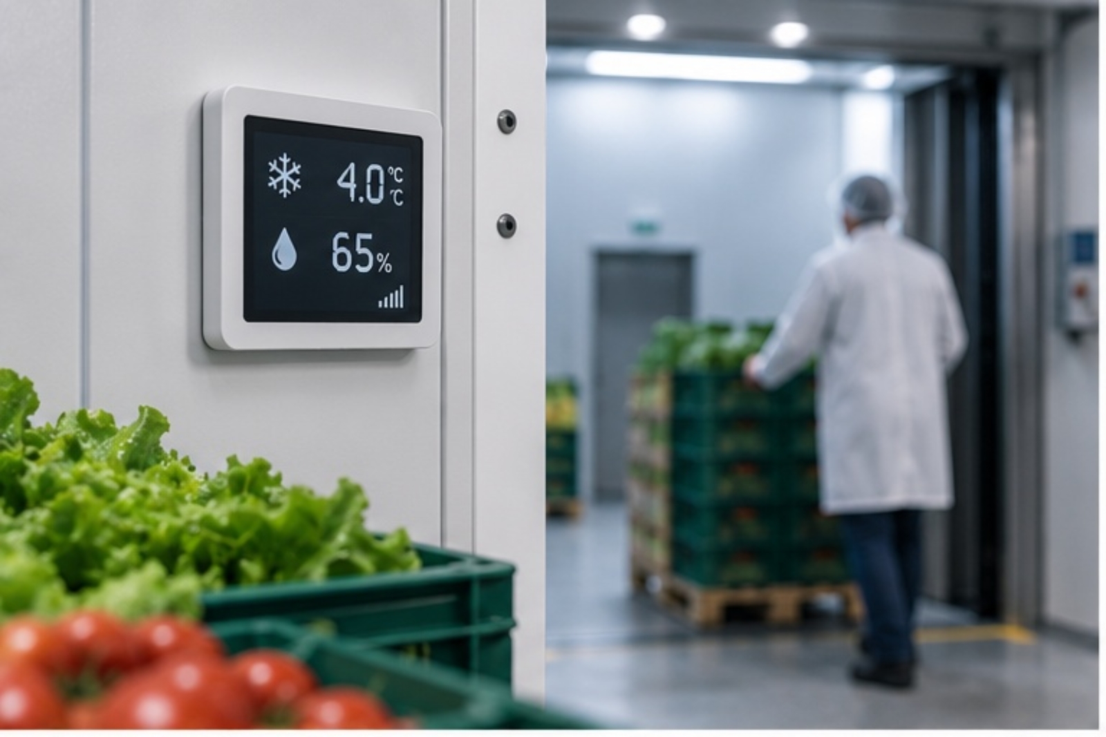 Stockage à température et humidité contrôlées pour l'entreposage de denrées alimentaires Stockage à température et humidité contrôlées pour l'entreposage de denrées alimentaires